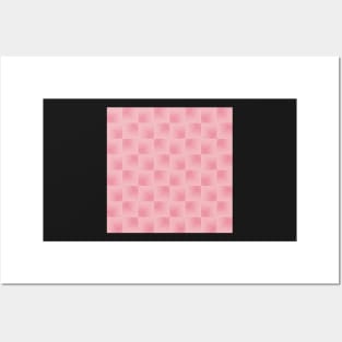 Cotton Candy Pink Abstract Watercolor Square Optical Illusion Tiles Posters and Art